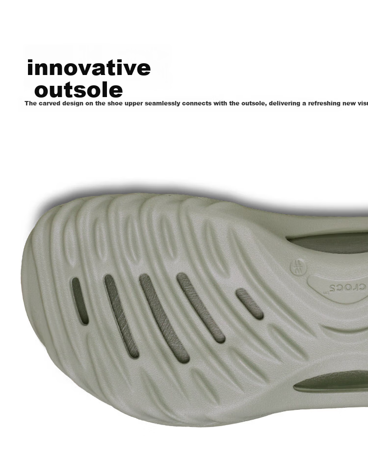 CROCS Unisex Swiftwater Wave Clog Outdoor Casual Fashion Closed-Toe Sandals 210521-060 Size 43-44 5