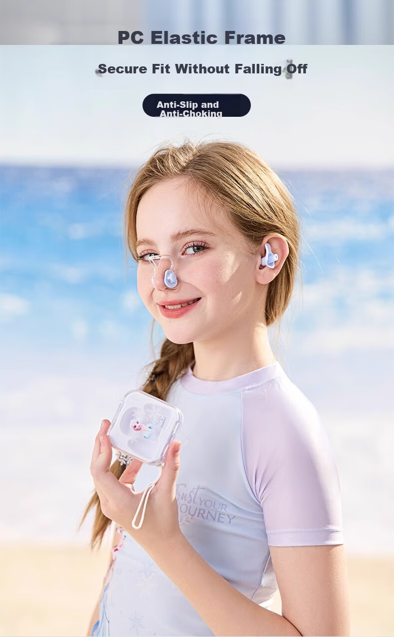 Disney Kids Swimming Nose Clip and Earplugs Waterproof Anti-Choking Professional Swimming Bathing D95650 Black 5