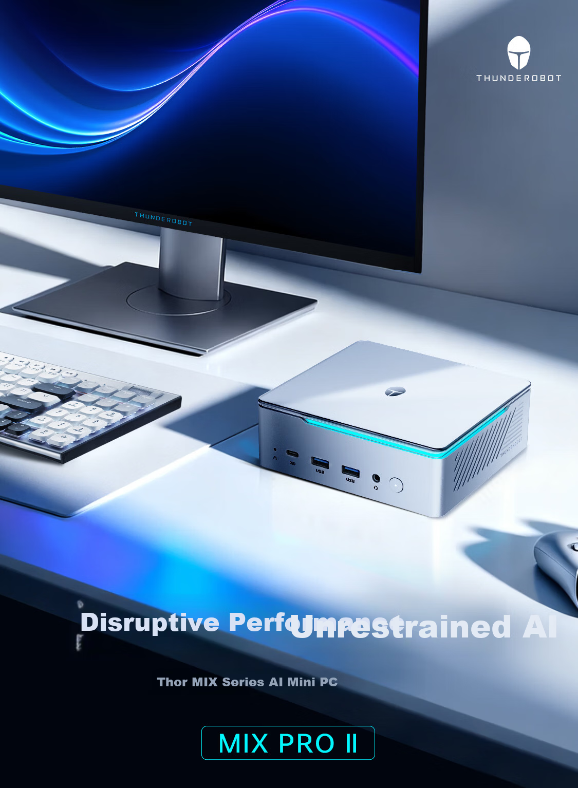 ThundeRobot MIX Pro High-Performance Gaming Esports Design Desktop Mini PC (Ultra5 225H 32GB 1TB SSD) 1
