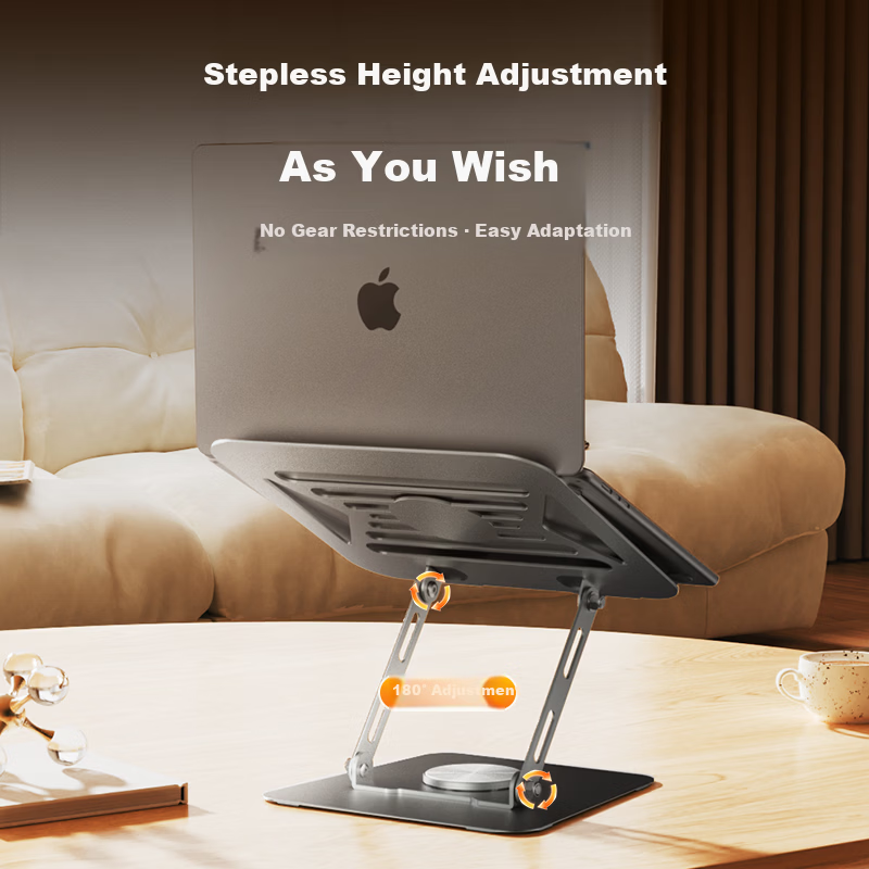 ASUS Laptop Stand, 360° Rotating Computer Stand, Infinite Height Adjustment, Foldable, Dual-Axis Adjustable Cooling Riser, Suitable for ASUS, Xiaodou/Xiaomi/Lenovo AR1 Pro