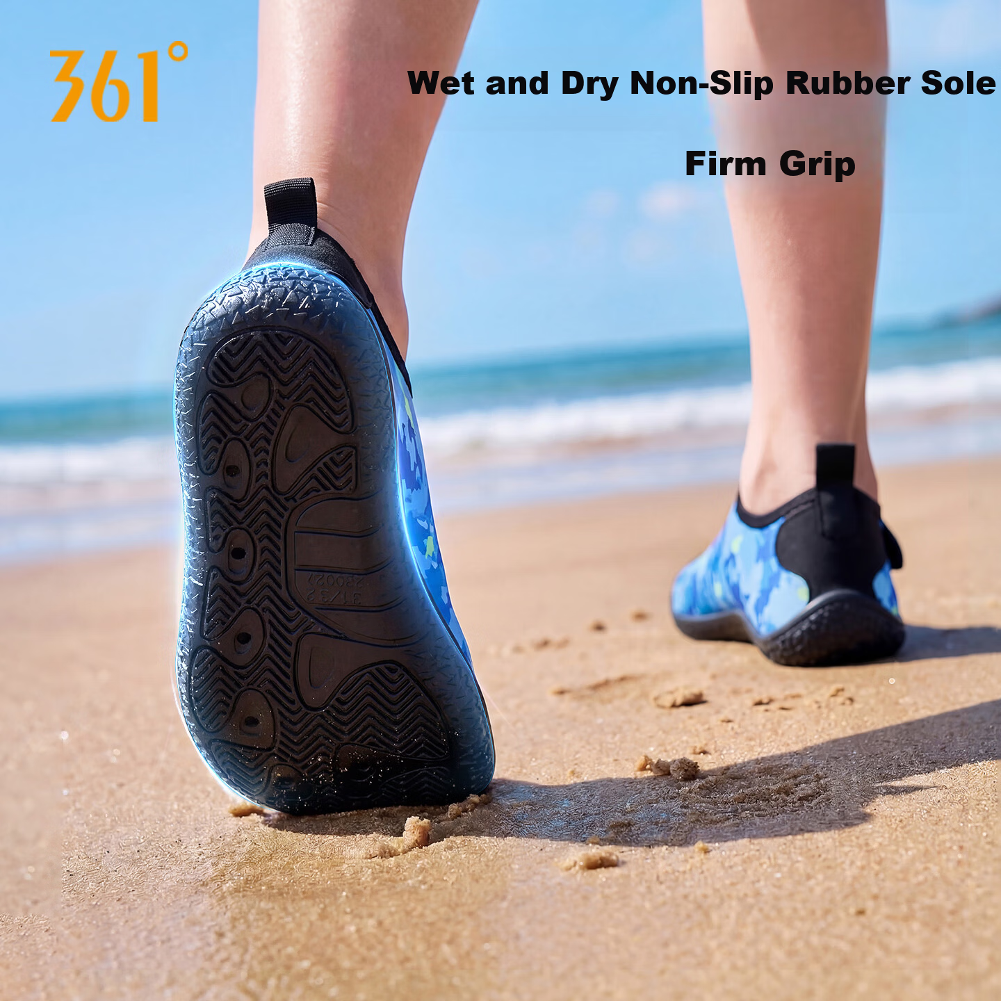 361° Children's Girls Beach Shoes, Cut-Resistant And Non-Slip, for Stream Trekking, Rafting, Outdoor Quick-Drying Sandals, Diving And Seashore Shoes