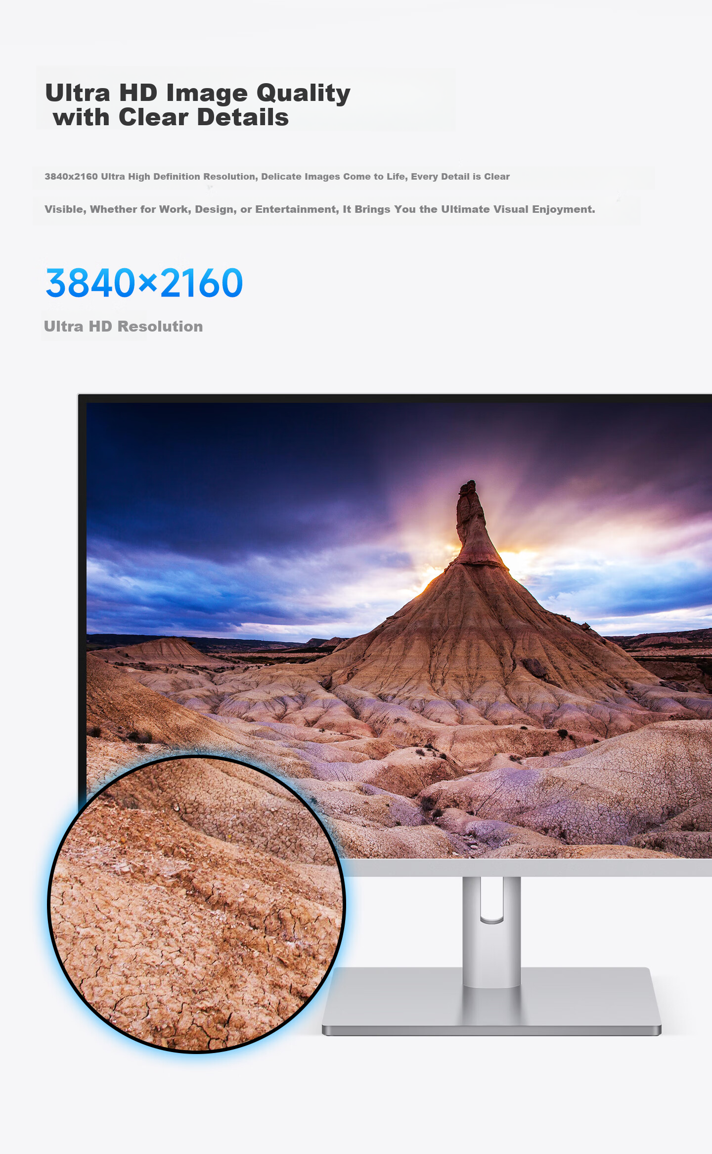 IPlaoe 32-inch 4K 144Hz Gaming Monitor Design Color Grading Editing 10bit High Color Gamut Computer External IPS Screen LG Panel High Contrast Type-C P320/pro 4
