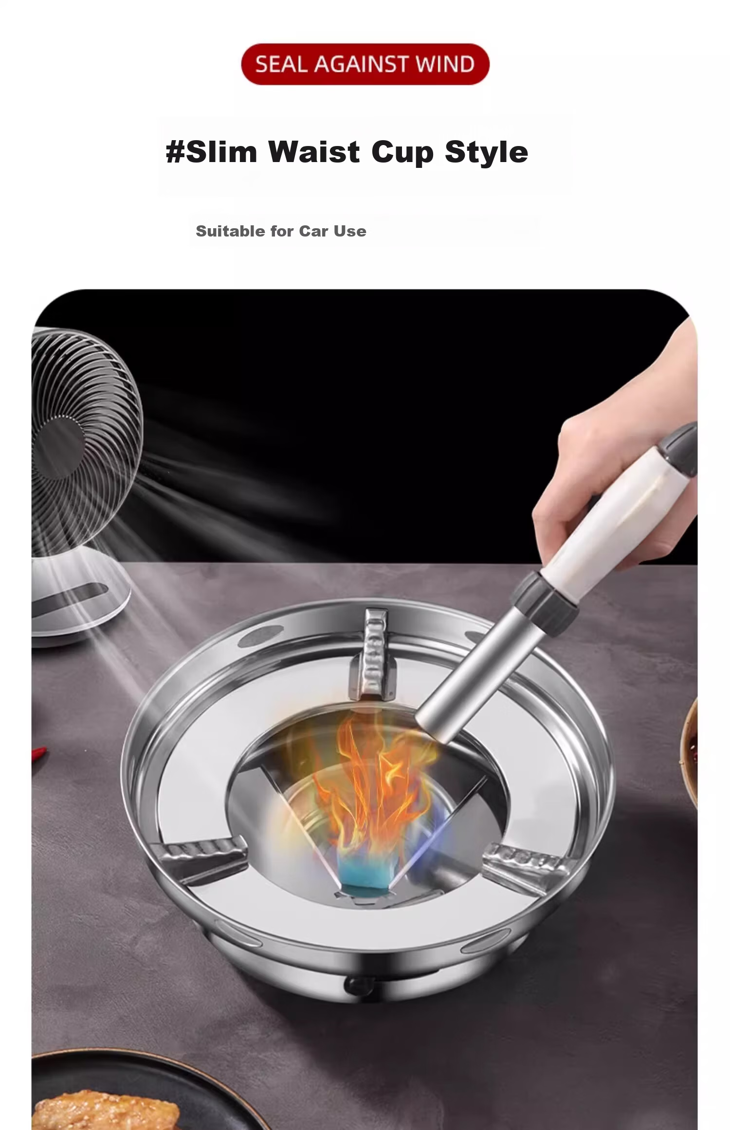 Deming Windproof Alcohol Stove for Dry Pot, Household Small Hot Pot Stove, New Commercial Stainless Steel Pot Base 11