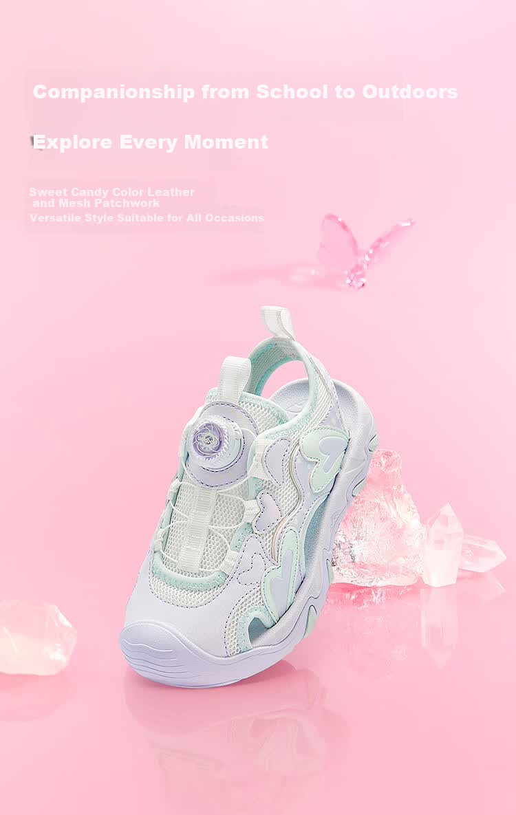 Balabala [balaOne] Kids Sandals Girls 2026 Summer Trendy Color Sports Shoes 8