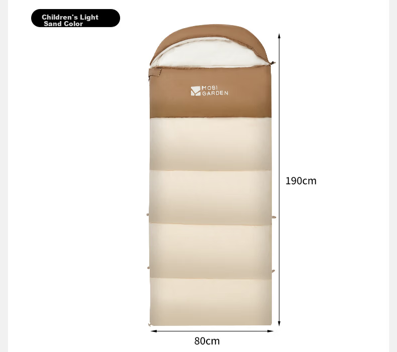 MOBIGARDEN Xiangyun Sleeping Bag 1.4 Outdoor Camping Connectable Single Warm Envelope Sleeping Bag NX25662007 Pine Green 22