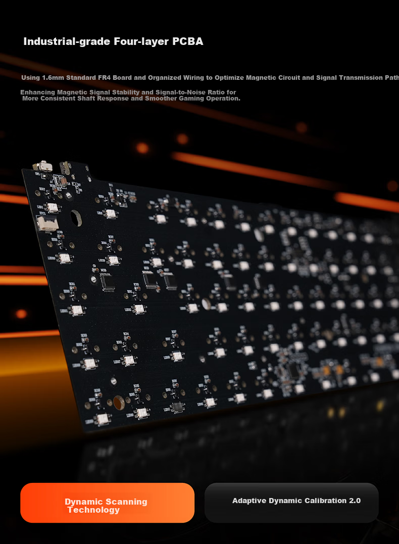 Pioneer ES68 Customizable Gaming Mechanical Keyboard with Magnetic Switches, Flagship Aluminum Alloy, Hot-Swappable Full Keys, Dual USB 3.0 Ports, 32K Polling Rate, Laptop Peripheral 6