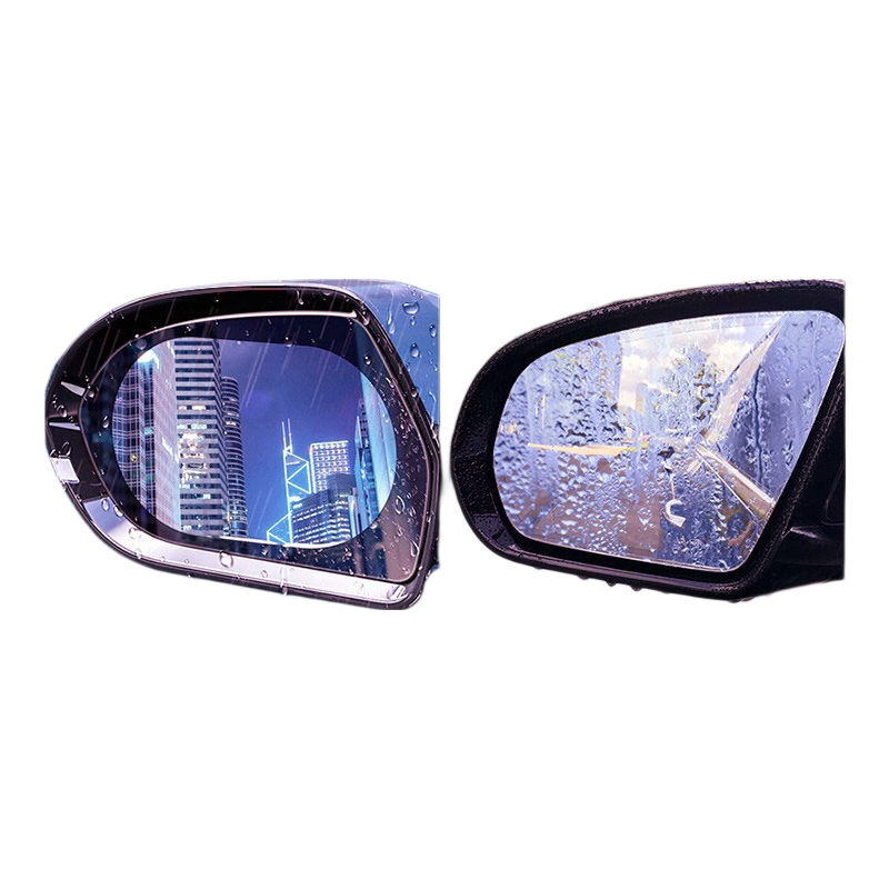 KOOLIFE Rearview Mirror Rain-Proof Film, Waterproof High-Definition Light-Transmitting Anti-Glare Universal Car Reverse Mirror Protective Film 10cm