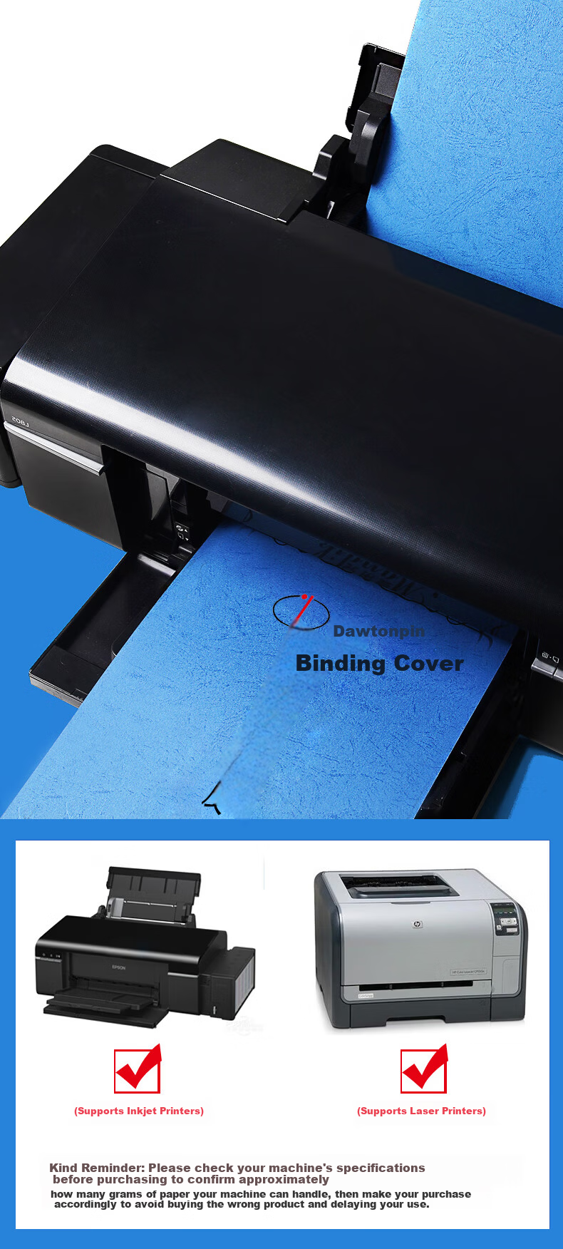 Doton 180g A3+++ Flat Leather Texture Paper 297*480mm Silver Gray 100 Sheets Glue Binding Machine Faux Leather Texture Paper Document Contract Cover Cloud Paper 6