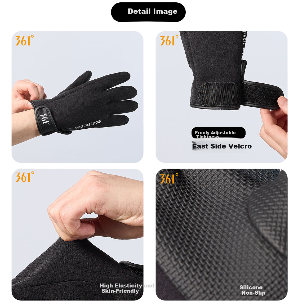 361° Swimming Diving Sun Protection Surfing Lightweight Gloves Wear-Resistant Scratch-Resistant Non-Slip Coral Protection Snorkeling Equipment Gloves 9