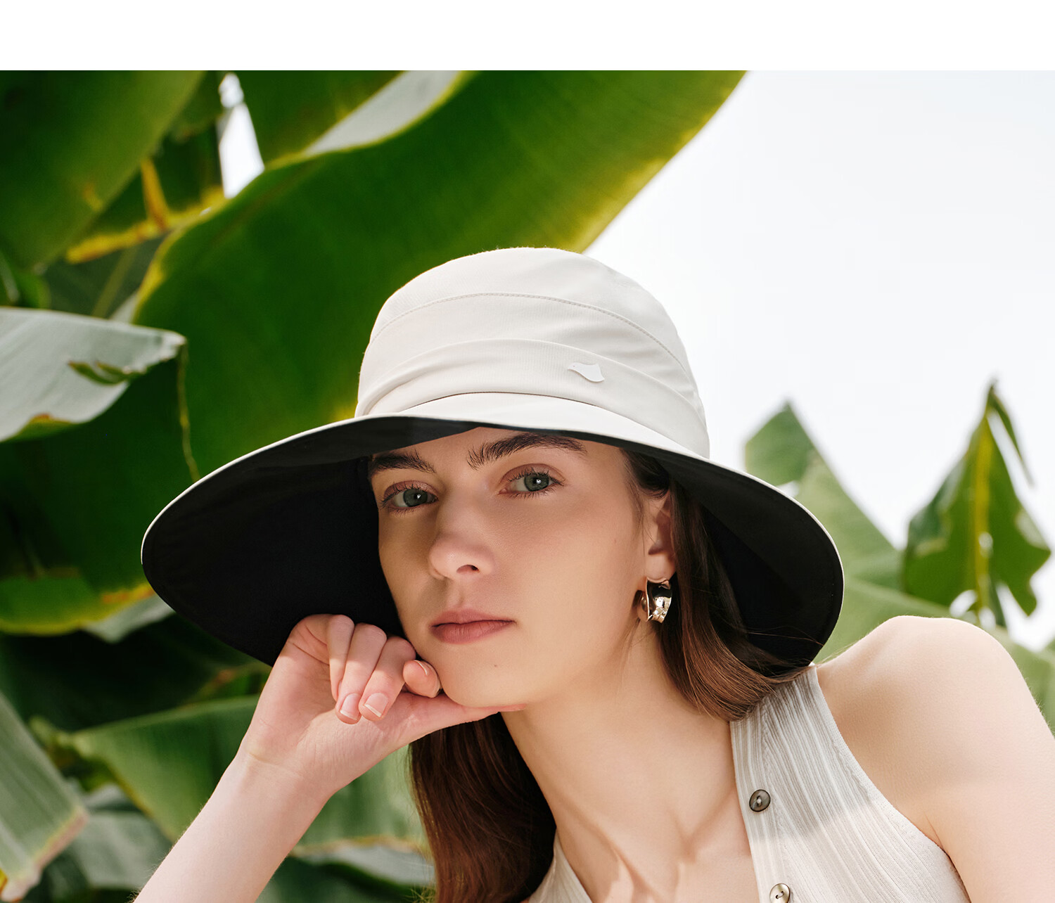 FANCET Wide Brim Sun Hat for Women Summer Outdoor UV Protection Sunshade Hat with Neck Flap 17