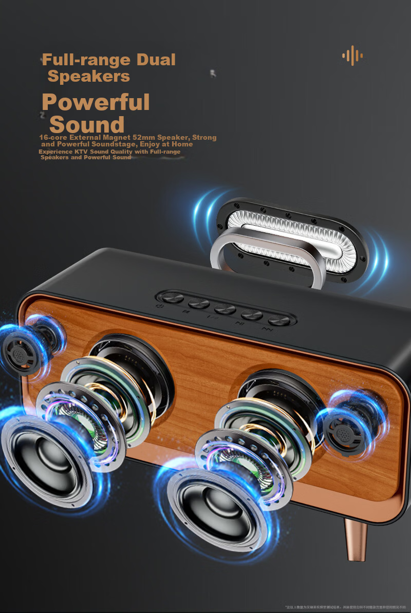 Aishuomei Vintage Bluetooth Speaker Premium Niche Desktop Ornament Gift for Men Women Friends Colleagues Partners Birthday 520 Creative Speaker B171 3