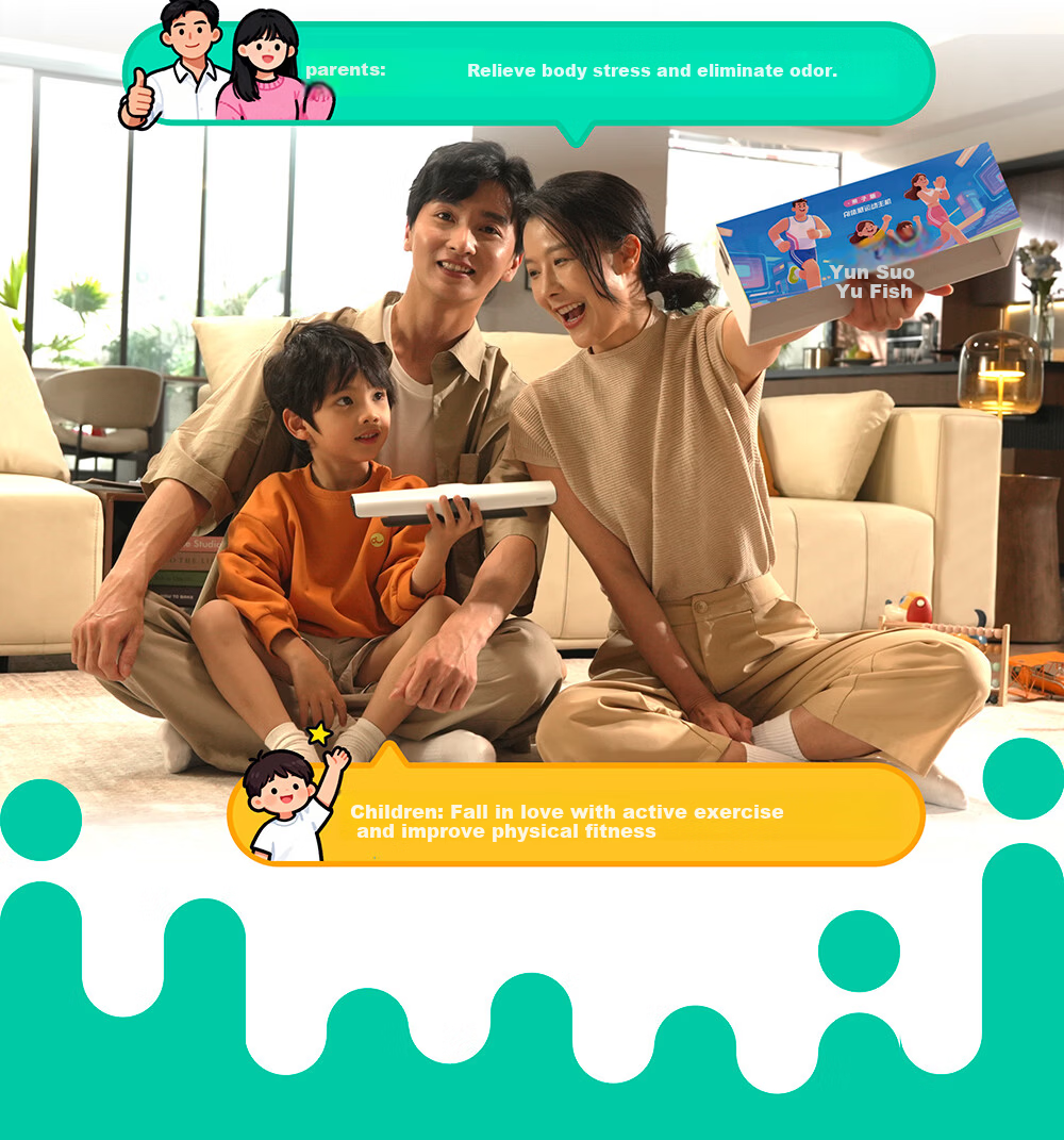 Sports Universe 2nd Gen New AI Motion Sensing Fitness Console NS2 Home Family Exercise Motion Game Console TV Connected Parent-Child Edition 5