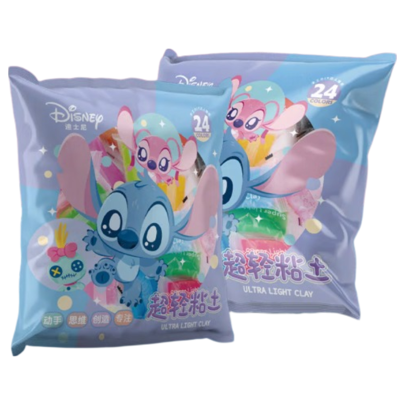 Disney Stitch 24-Color Ultra-Light Clay Modeling Dough DIY Birthday Gift