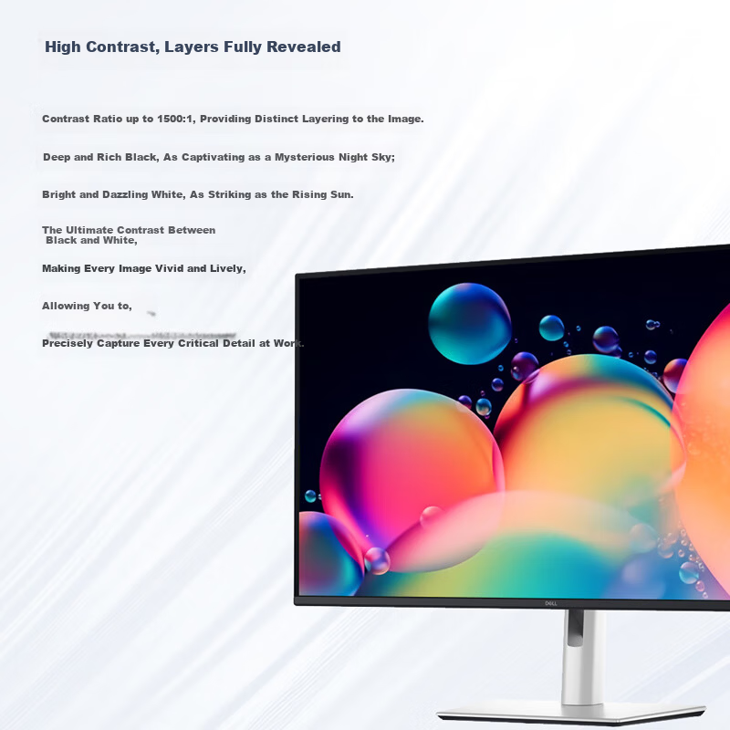 DELL 31.5-inch 4K Office Monitor 100Hz IPS Type-C 90W Reverse Charging Blue Light Filter Rotatable Height Adjustable P3225QE