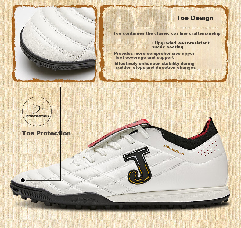 JOMA Kangaroo Leather Soccer Shoes TF Turf Studs Adult Youth Match Training Silver/Blue Size 41 12
