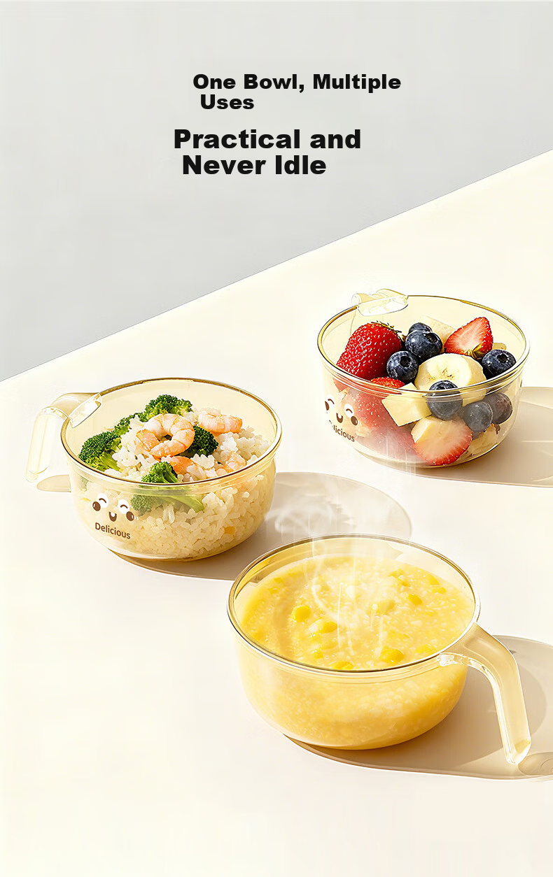 Baoshi PPSU Baby Feeding Bowl Newborn Water and Milk Feeding Baby Grinding Bowl Rice Cereal Bowl and Spoon Tableware 4