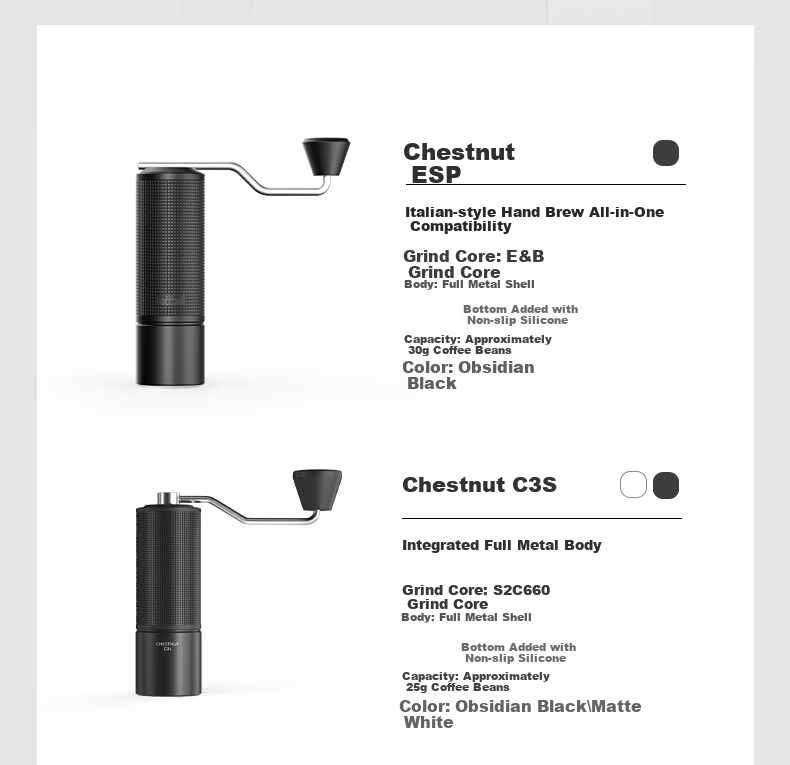 Tiamo Pour-Over Coffee Set Gift Box Temperature Control Kettle Coffee Scale Grinder Coffee Accessories Luxury Birthday Gift 8