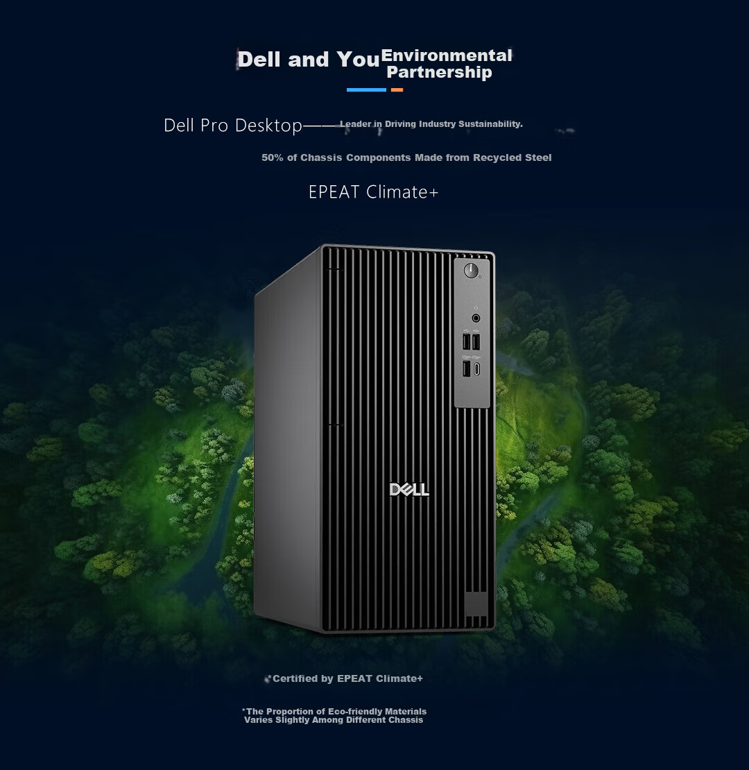DELL Pro QVT1260 ECT1250 Upgraded 2025 Commercial Video Editing Rendering Desktop PC i5-14500/16GB/512GB 9