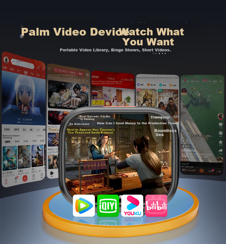 Fanmu Huaqiangbei B31 Ultra Premium Cellular Smartwatch 4G SIM Card Full Network MP3/MP4 APP Download Student Camera Gold 13