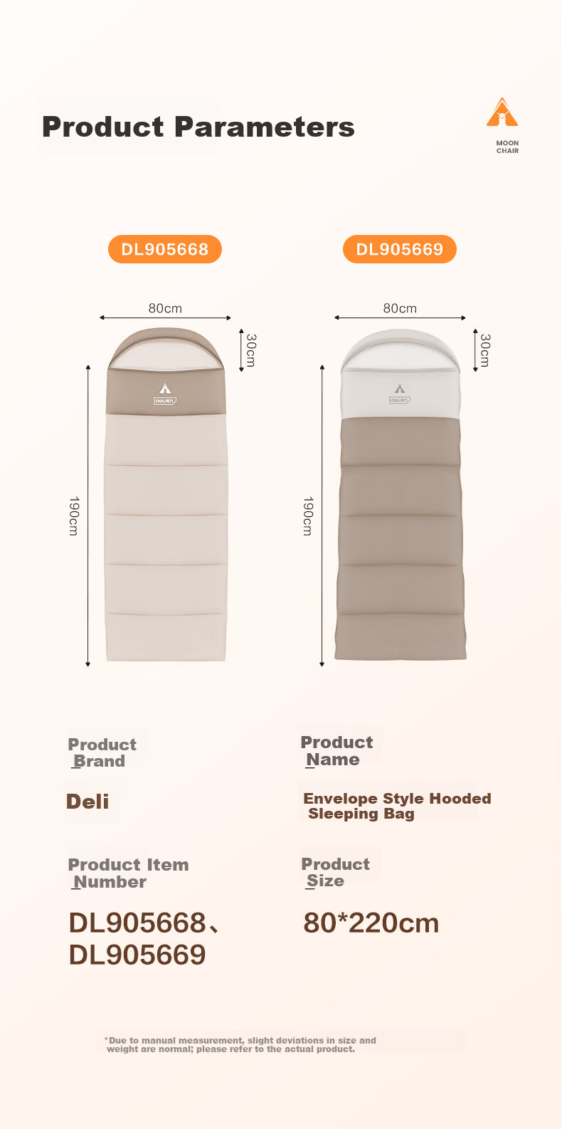 Deli Sleeping Bag Outdoor Hiking Mountaineering Travel Adult Winter Warmth Protective Camping Cotton Thickened Breathable Sleeping Bag 11