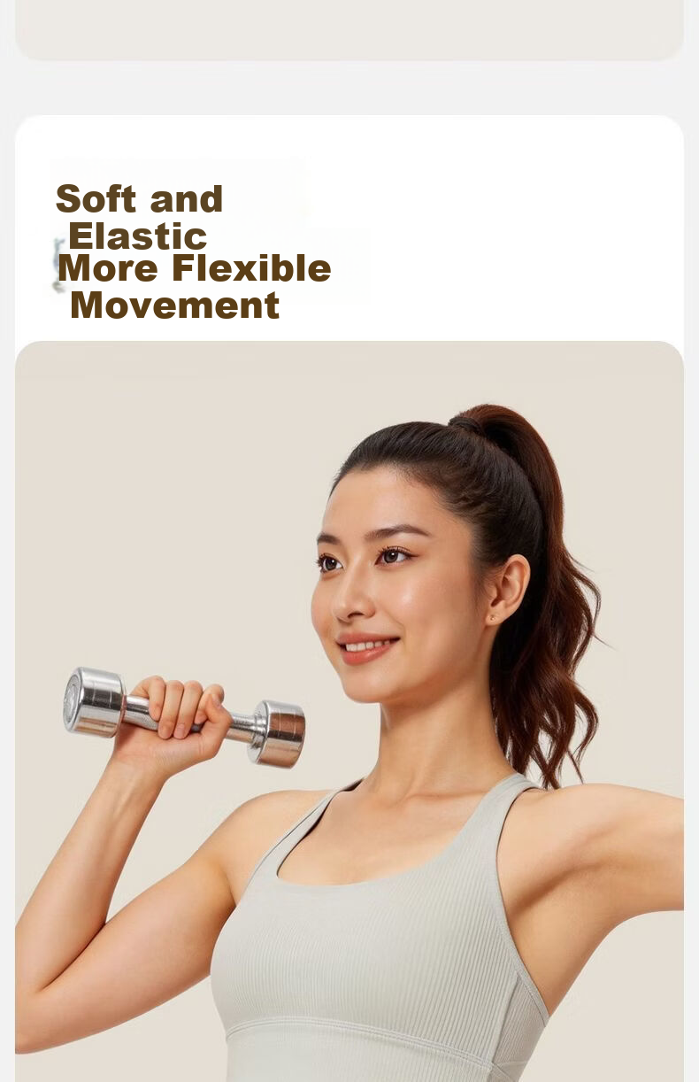 MINISO Women's Breathable Summer Striped Shockproof Sports Bra Cross Strap Yoga Fitness Outdoor 4