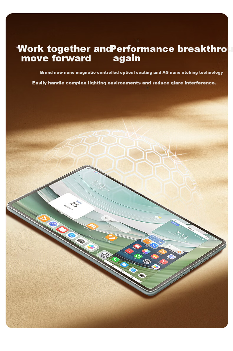 Memebox Nano Texture Anti-Glare Soft Light Screen Protector for Huawei MatePad Pro 12.6-inch Tablet, HD Paper-Like Writing and Drawing Film 4