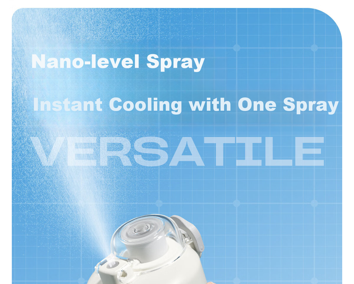NRMEi Insulated Spray Water Bottle Large Capacity Student School Outdoor Sports Men's Summer Cooling Flask Cup 5