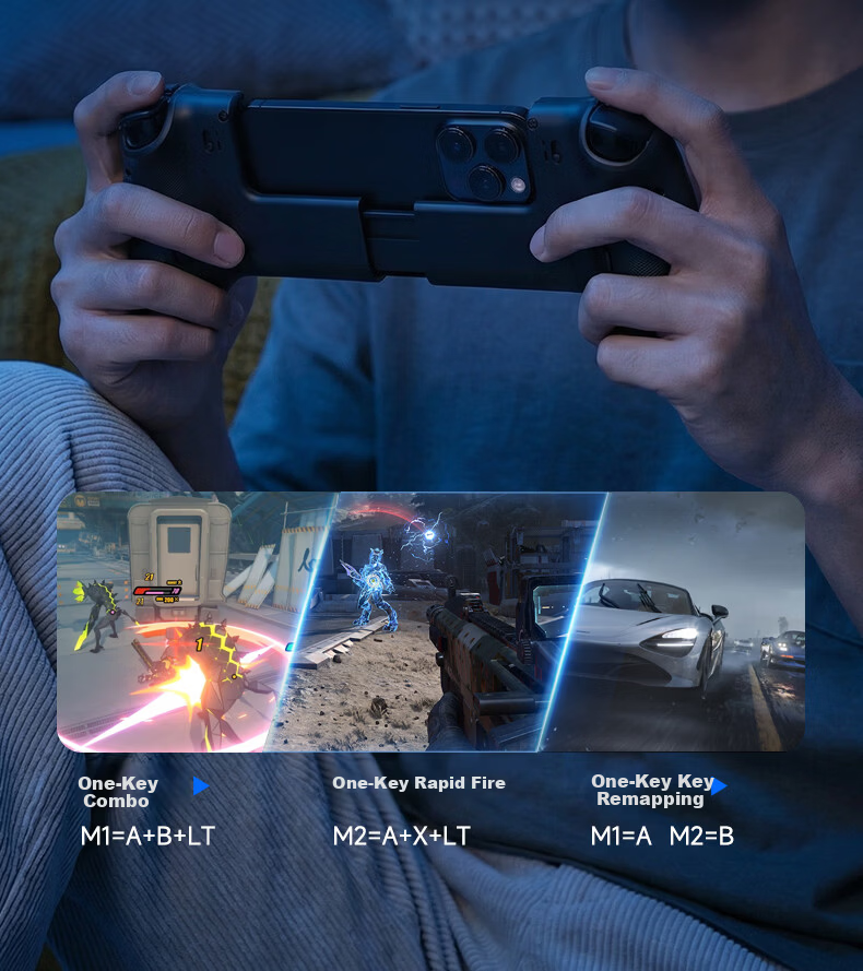 EasySMX Yisuoma Wujie M20 Wireless Streaming Cloud Gaming Dual-Mode Mobile Gamepad for Android iPad Delta Peripheral Mobile Game Genshin Impact King of Glory PC 14