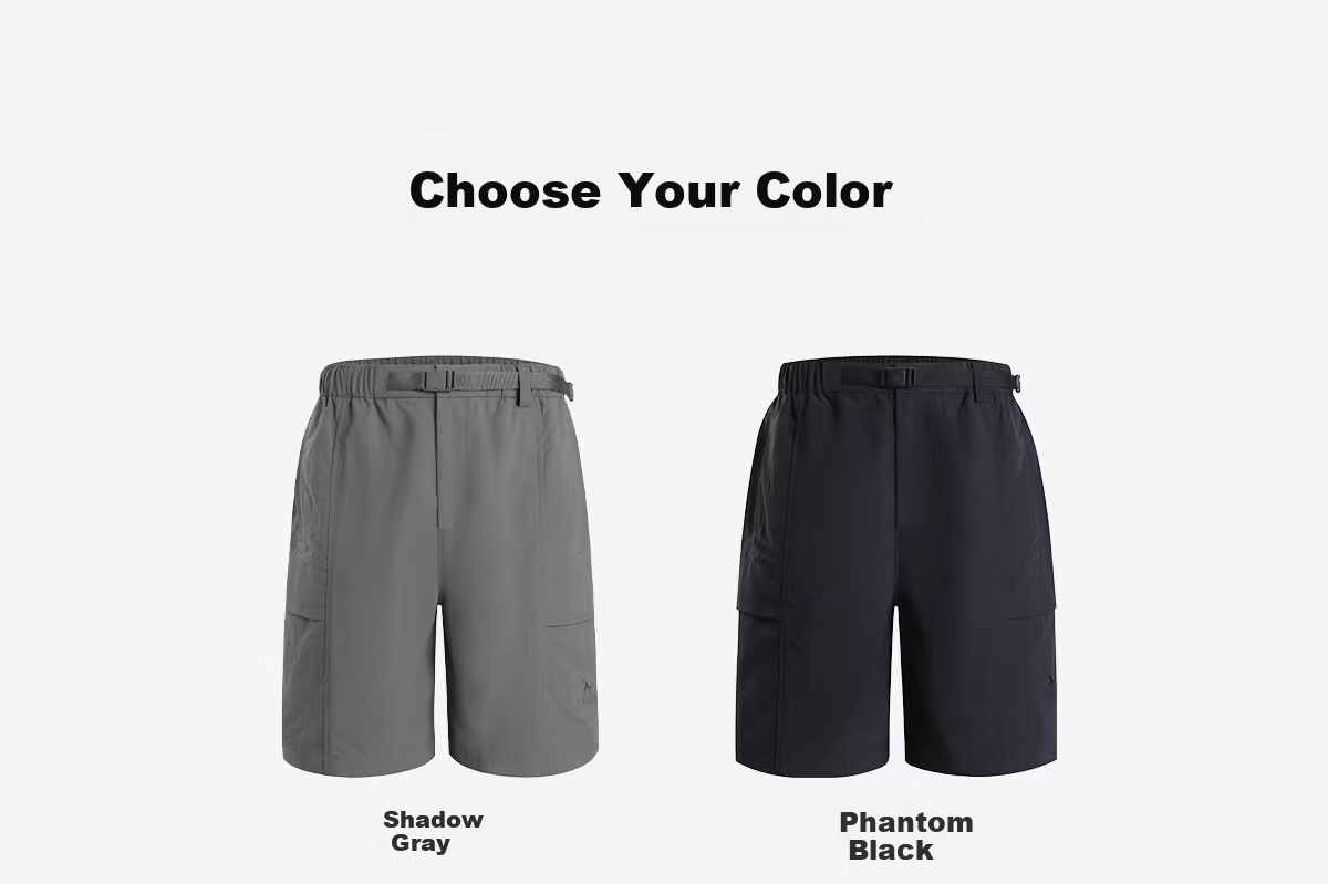 CAMEL Men's Outdoor Quick-Dry Shorts 26 Summer Breathable Sweat-Absorbing Cooling Sun-Protective Cargo Hiking Sports Shorts 3030 21
