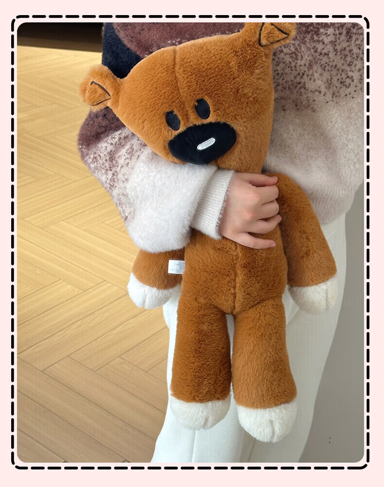 MAILE KID Mr. Bean Little Teddy Bear Plush Pillow Sleeping Stuffed Toy Gift for Girls Unique Premium Confession Birthday Present 13