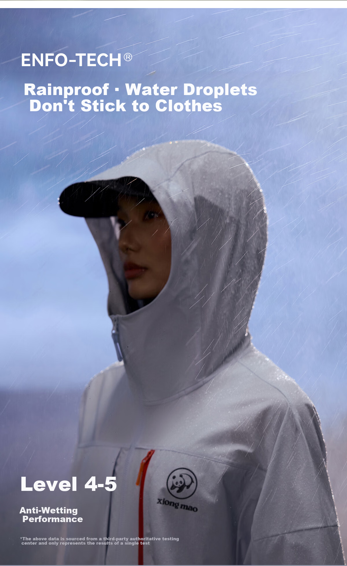 Xiongmao Liu Yifei Same Style [Dunke LT] Outdoor Soft Cordura Shell Jacket, Spring And Summer Windproof Wear-Resistant Coat for Men And Wome 17