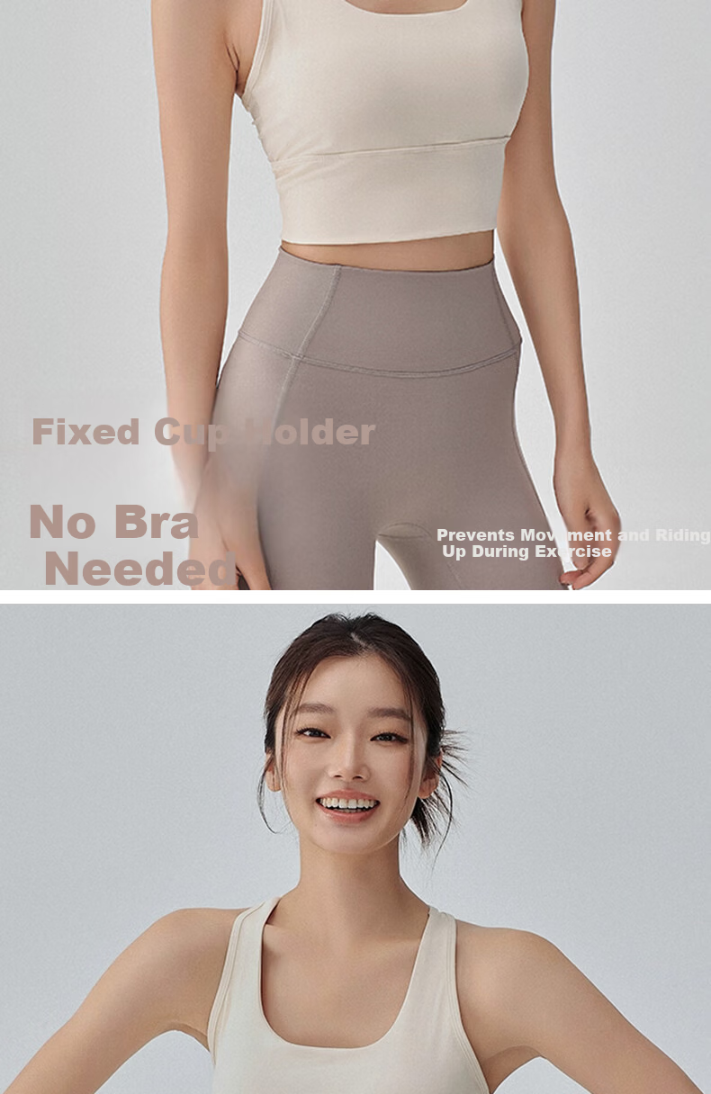 Free Style High-Intensity Sports Bra for Women Shockproof Push-Up Racerback Professional Running Fitness Pilates Yoga Bra 5