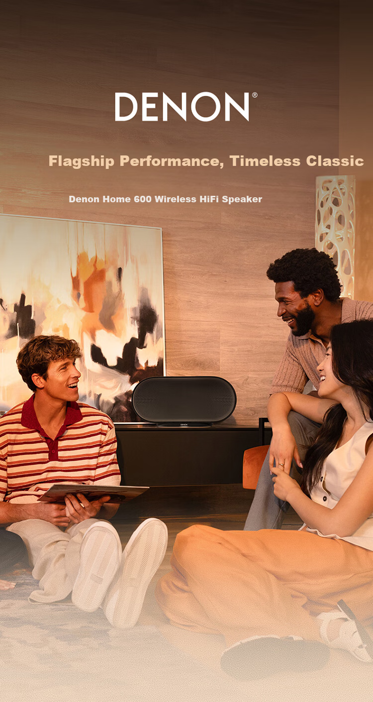 DENON HOME 600 Flagship Dolby Atmos Wireless Bluetooth HIFI Stereo Speaker Home Theater Speaker Home350 Upgrade Gift 1