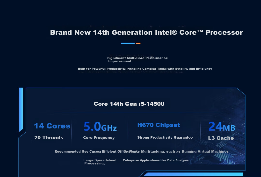 Dell OptiPlex Pro Tower QCT1250 High-Performance Business Desktop PC i5-14500 16GB 1TB Custom 3