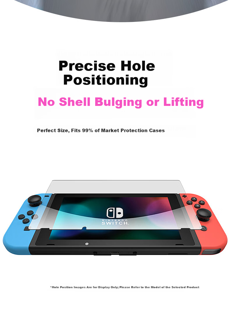 GOLDEN RAY Frosted Anti-Blue Light Screen Protector for Switch Lite 5.5-inch Nintendo Handheld Console Full Coverage Anti-Fingerprint Film 11