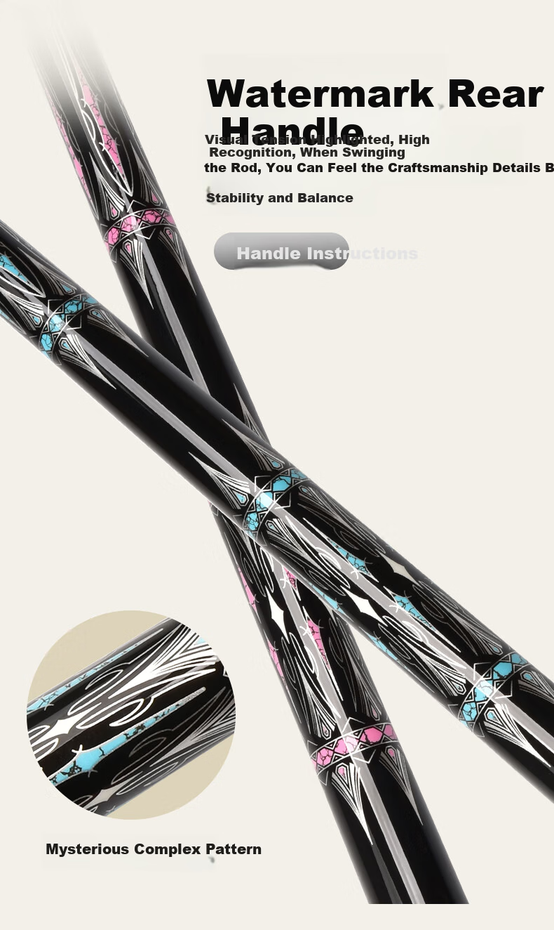 Jianying Billiard Cue American Large Head Cue Nine-Ball Cue Black Eight Chinese Eight 8-Ball Beginner Pool Cue Set PB40 Blue 8