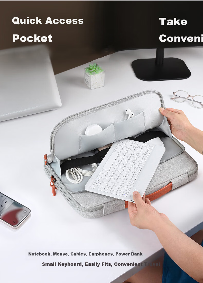 Cat Box Laptop Bag Handheld Compatible with Huawei Apple MacBook Lenovo Notebook Protective Sleeve for Men and Women Shockproof Airbag 15.6 Inch Black 6