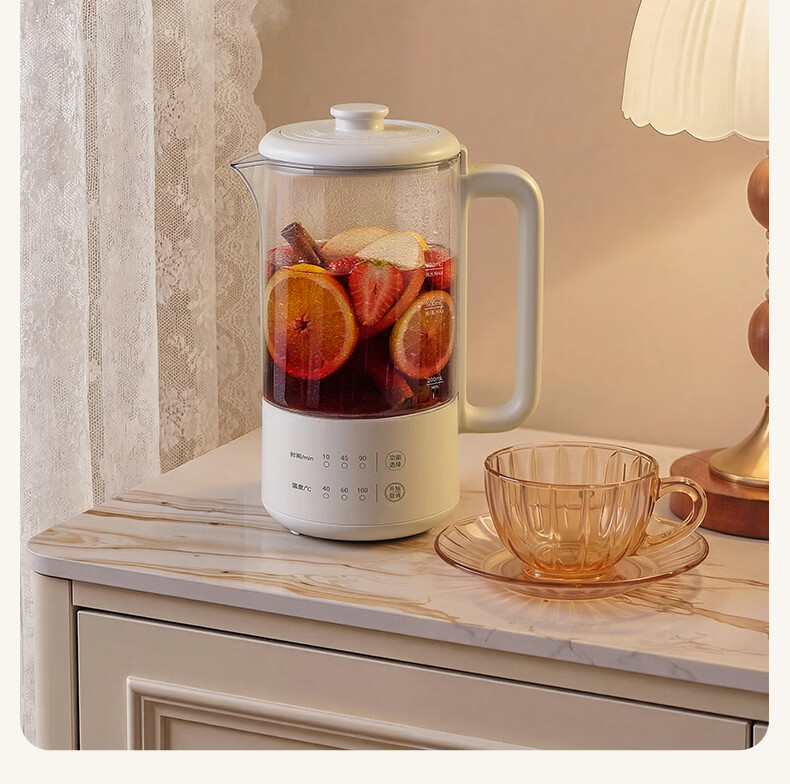 Qicai Dingdang Health Pot 2026 New Mini Small Teapot Office Multi-Functional Electric Kettle YSH04-N 24