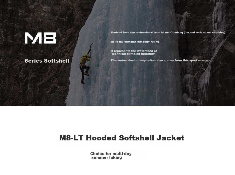 KAILAS Men's M8-LT Softshell Jacket CORDURA Outdoor Lightweight Durable Breathable Stretch Quick-Dry Summer Coat 1