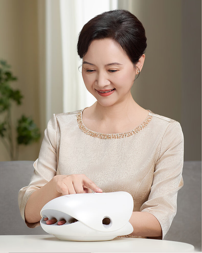 Ecomed German Hand Massager Finger Tendon Sheath Palm Joint Electric Massager Meridian Acupoint Heat Compress Kneading Care Device Practical Birthday Gift for Parents Elders Girlfriend 17