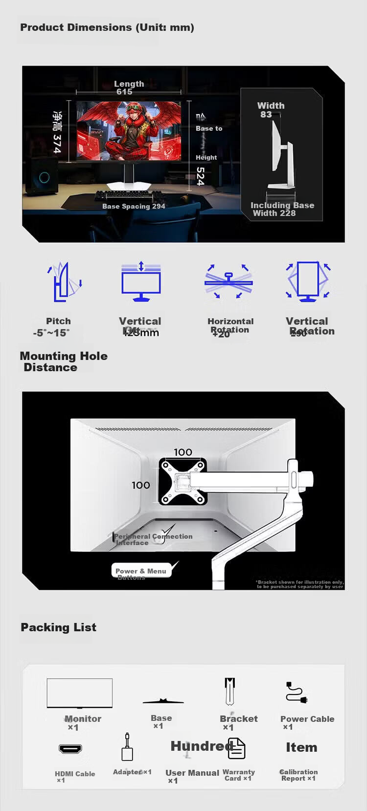 FFALCON Thunder 27-inch 4K 165Hz Dual-Mode 2304-Zone QD-MiniLED Smart Gaming Monitor 27U8A Pro-S 24