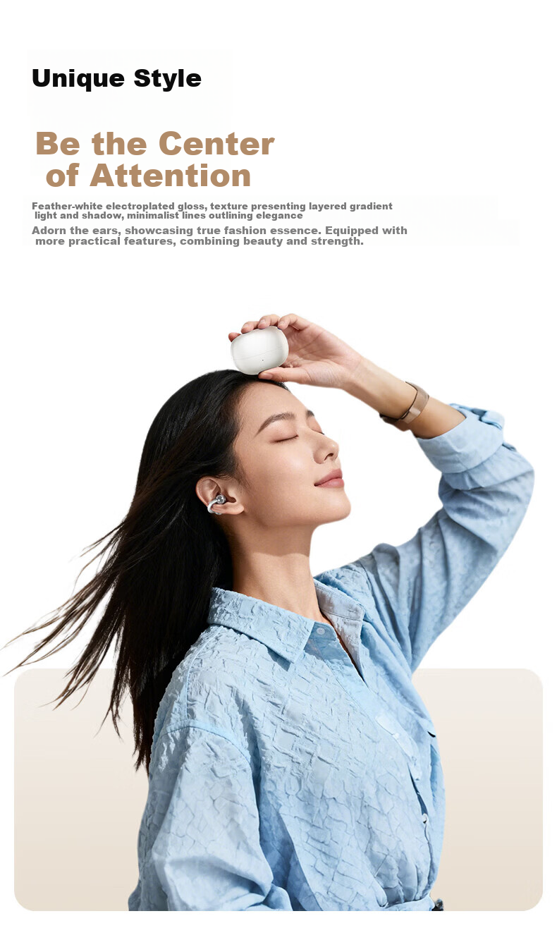 PVF 2026 New Berlin Sound Bone Conduction Bluetooth Earclip Wireless Open-Ear Sports Running Headphones Long Battery Life Non-In-Ear 24