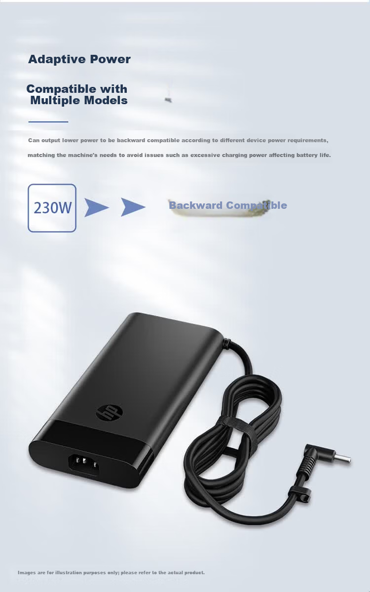 HP Original 230W Power Adapter Laptop Charger for CreateBook ZBook Studio/X Series Workstation, Battle 99 Shadow 11 Dark Shadow Elf 6