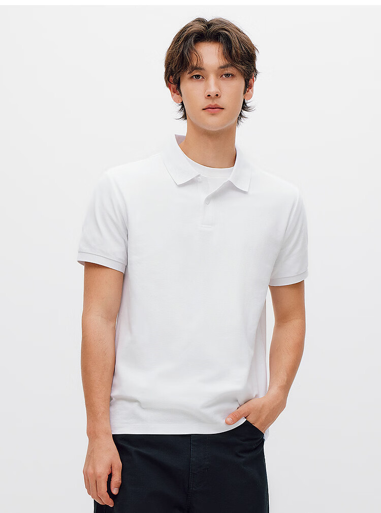 Semir Wang Anyu Mall Same Style | Men's Polo Shirt Summer Trendy Short Sleeve 2026 New Quick-Dry Breathable T-Shirt Father's Day 25