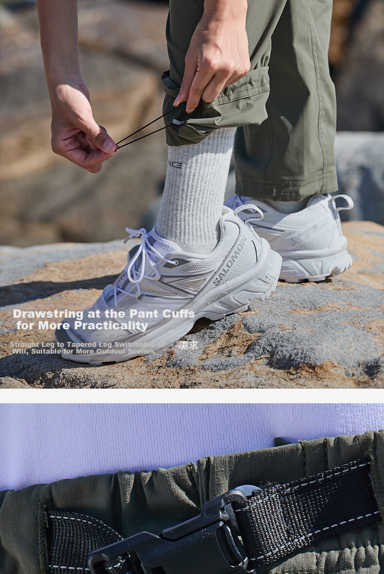 BEIN SPACE Four Seasons Outdoor Breathable Durable Hiking Pants Work Pants Long Pants A032 Night Sky Black (Women's) M 8