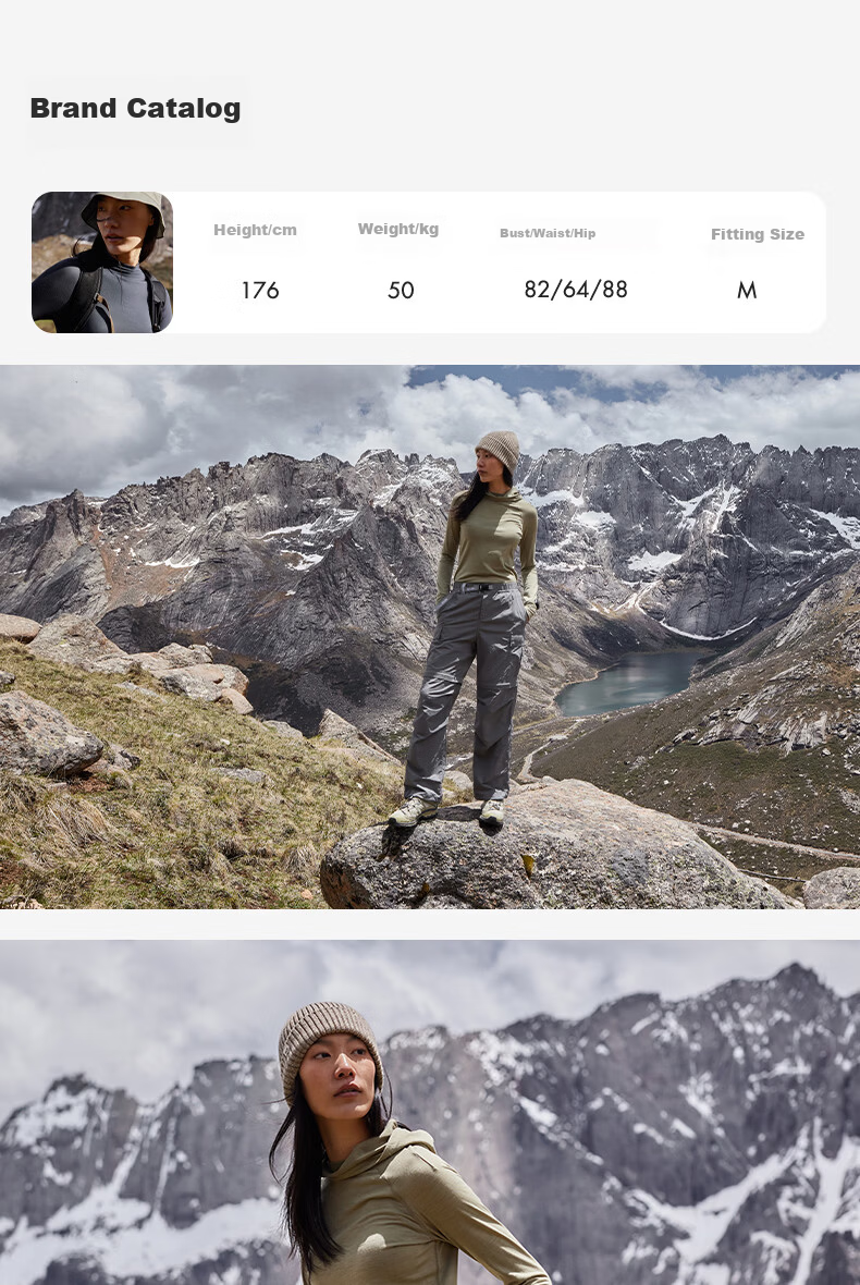 BEIN SPACE Summer New Women's Hiking Durable Water-Repellent Detachable Outdoor Long Pants Mountaineering Pants A080 Moon Shadow Gray L 11