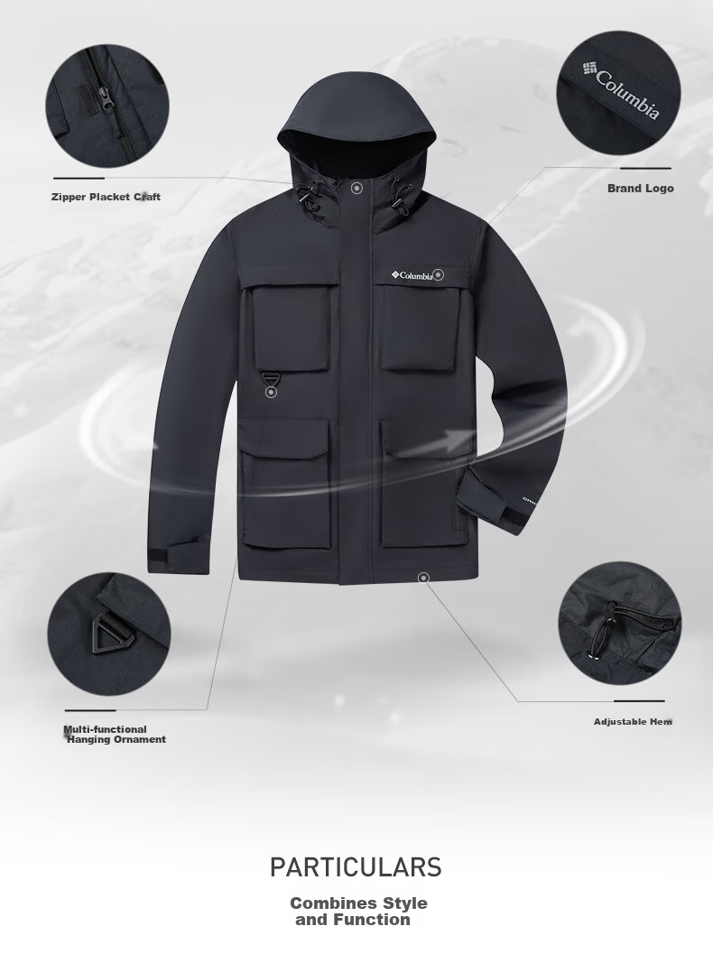 Columbia Outdoor 2025 New Waterproof Jacket for Men and Women Casual WE5369 14