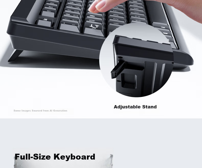 Deli 18-Key Wired Keyboard Numeric Keypad Office Laptop External Keyboard Accounting Cash Register Black Wired LN390 7