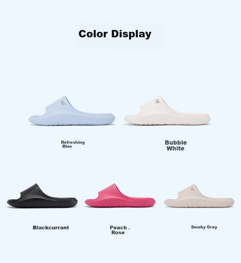 361° Soda Men's Slippers 2026 New Summer Lightweight Soft Sole Casual Home Shoes EVA One-Piece Molded Sandals 14
