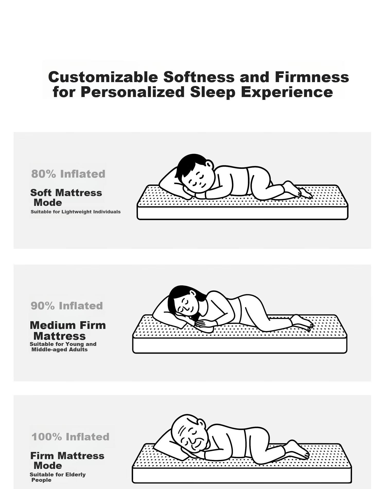 Explorer Inflatable Air Mattress Brushed Air Cushion Outdoor Camping Tent Home Sleeping Pad Elastic Fiber Cloud Bed 1